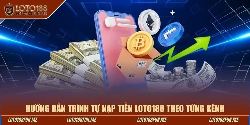 Hướng dẫn trình tự nạp tiền LOTO188 theo từng kênh